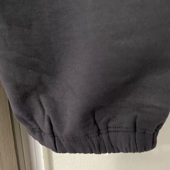 NWOT Madewell Make Weekends Longer Women’s Black Joggers White Drawstring Size L - Picture 8 of 8